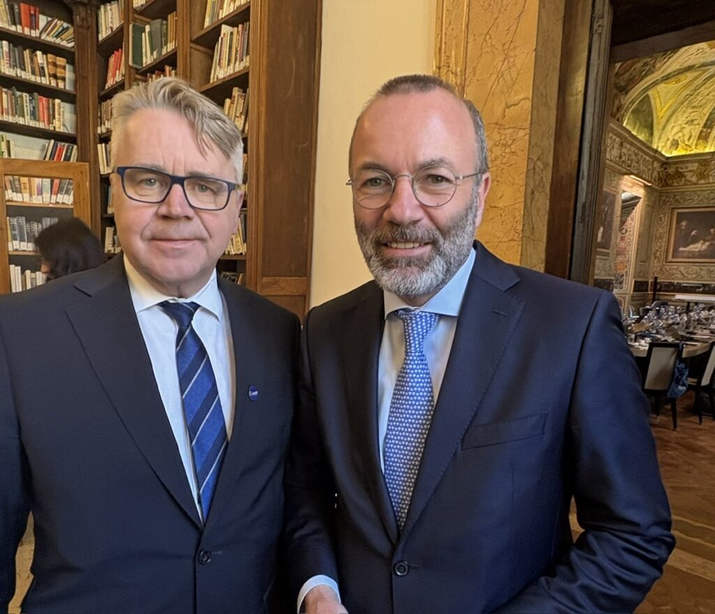 Peter Östman ja Manfred Weber