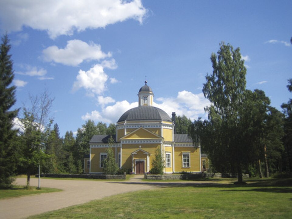 Luumäen kirkko, kuva Wikimedia Commons